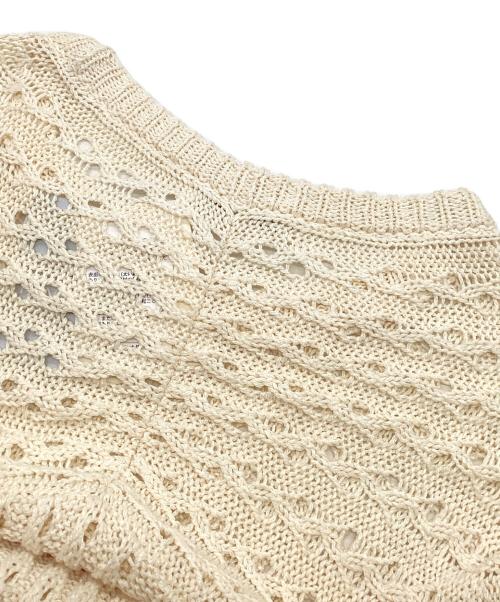 IENA（イエナ）IENA (イエナ) シルクリネンローゲージプルオーバー アイボリー サイズ:FREEの古着・服飾アイテム