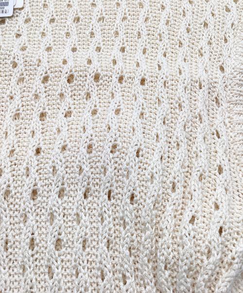 IENA（イエナ）IENA (イエナ) シルクリネンローゲージプルオーバー アイボリー サイズ:FREEの古着・服飾アイテム