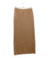 FRAMeWORK (フレームワーク) コットンハリヌキスカート　ニット　タイト　ペンシル　ロング　マキシ ベージュ サイズ:38 未使用品：3000円