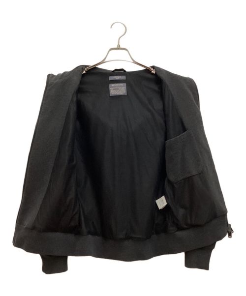 CIRCOLO 1901（チルコロ1901）CIRCOLO 1901 (チルコロ1901) ダブルジップフーデッドジャケット　コットン　起毛　裏地メッシュ グレー サイズ:XSの古着・服飾アイテム