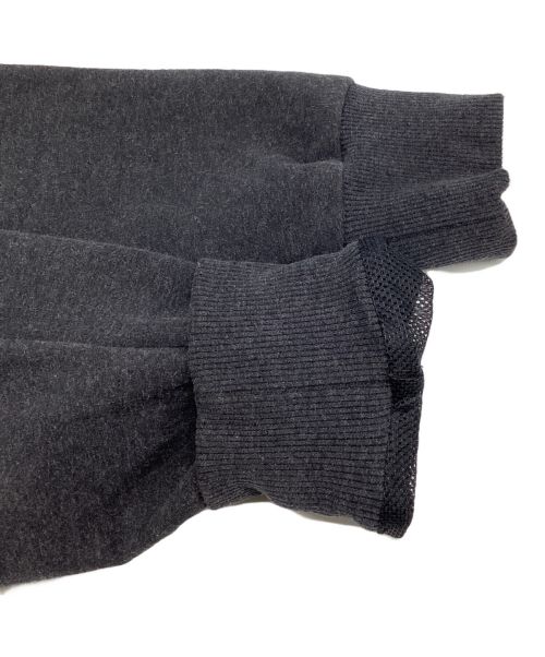 CIRCOLO 1901（チルコロ1901）CIRCOLO 1901 (チルコロ1901) ダブルジップフーデッドジャケット　コットン　起毛　裏地メッシュ グレー サイズ:XSの古着・服飾アイテム