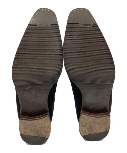 BETTANIN & VENTURI（ベッタニン アンド ヴェントゥーリ）Bettanin & Venturi (ベッタニン アンド ヴェントゥーリ) スウェードスリッポンシューズ ブラウン サイズ:8の古着・服飾アイテム