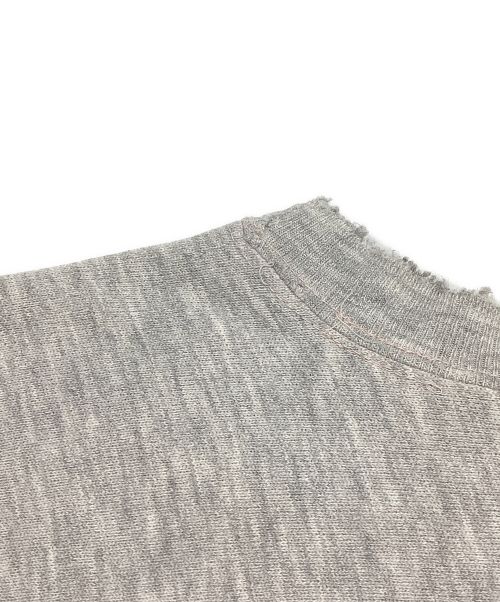 Champion REVERSE WEAVE（チャンピオン リバース ウィーブ）Champion REVERSE WEAVE (チャンピオンリバースウィーブ) クルーネックスウェット　トリコ2枚タグ　USA製  グレー サイズ:LARGEの古着・服飾アイテム