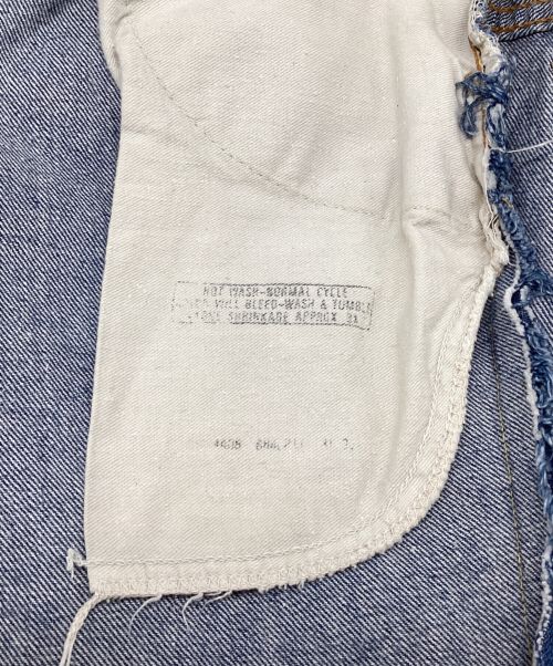 LEVI'S（リーバイス）LEVI'S (リーバイス) ブーツカットデニムパンツ　ジップフライ　オレンジタブ　42TALONジップ　スレキスタンプ インディゴ サイズ:表記なし（実寸サイズをご参照ください）の古着・服飾アイテム