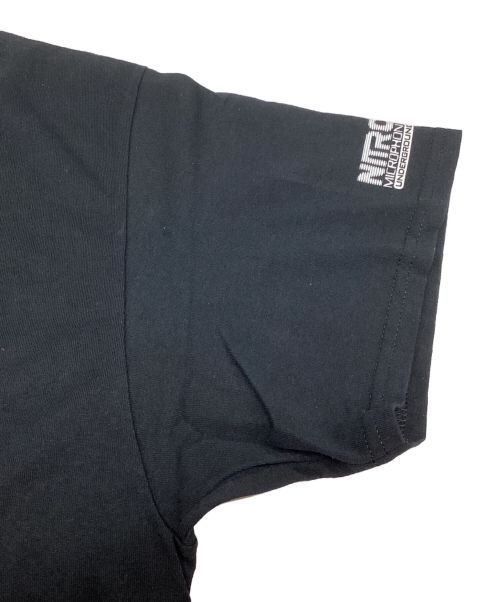 GILDAN（ギルダン）GILDAN (ギルダン) Nitro Microphone Underground Tシャツ / ニトロ マイクロフォン アンダーグラウンド Tシャツ　クルーネック　プリント　コットン ブラック サイズ:XLの古着・服飾アイテム