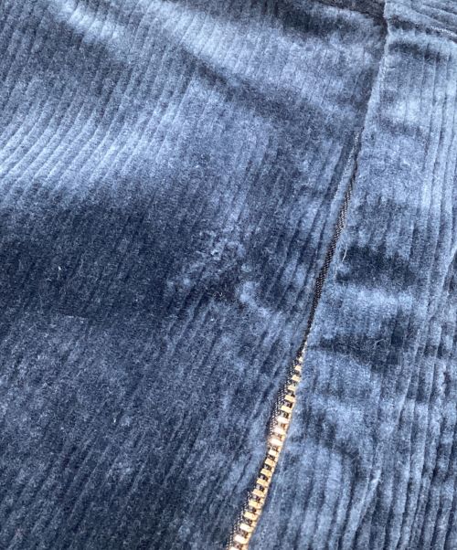 clumsy（クラムジー）clumsy (クラムジー) コーデュロイパンツ　テーパード　ストレッチ ネイビー サイズ:XLの古着・服飾アイテム