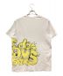 COMME des GARCONS SHIRT (コムデギャルソンシャツ) KAWS (カウズ) コラボTシャツ　クルーネック　コットン　プリント ホワイト サイズ:L：5000円