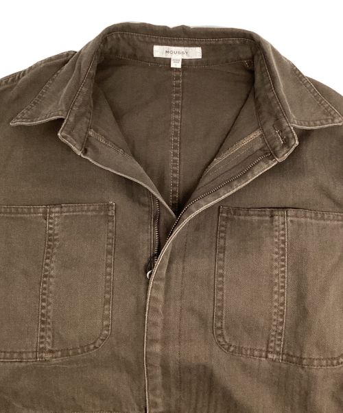 moussy（マウジー）moussy (マウジー) WORK DETAIL JUMPSUIT ブラウン サイズ:1の古着・服飾アイテム