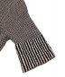 中古・古着 Mame Kurogouchi (マメクロゴウチ) Spots Pattern Knitted Croped Top / スポット パターン ニット クロップド トップ 24SS ブラウン サイズ:1：13000円