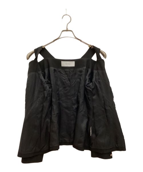 MURRAL（ミューラル）MURRAL (ミューラル) Melt off shoulder jacket / メルト オフショルダー ジャケット ブラック サイズ:1の古着・服飾アイテム