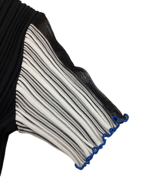 UNITED TOKYO（ユナイテッドトーキョー）UNITED TOKYO (ユナイテッドトーキョー) パラレルサマーニットプルオーバー ブラック サイズ:FREEの古着・服飾アイテム