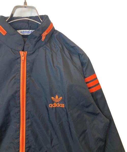 adidas（アディダス）adidas (アディダス) ヴィンテージナイロンジャケット ブラック サイズ:Lの古着・服飾アイテム