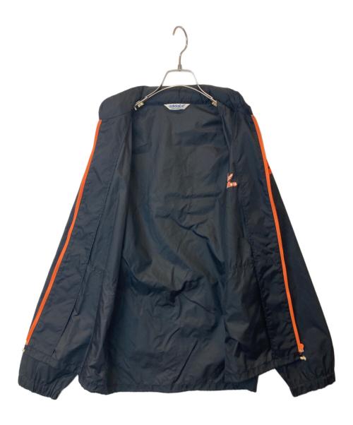 adidas（アディダス）adidas (アディダス) ヴィンテージナイロンジャケット ブラック サイズ:Lの古着・服飾アイテム
