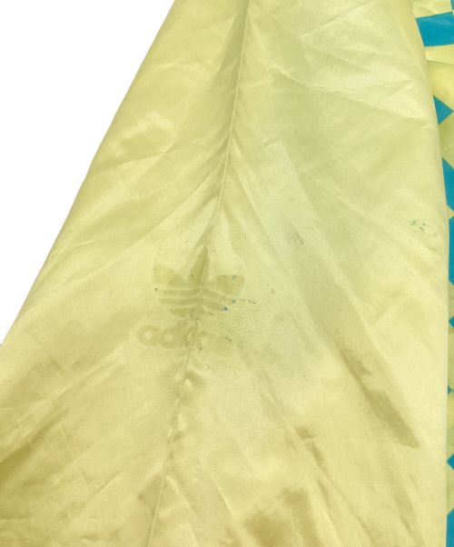 adidas（アディダス）adidas (アディダス) 古着パターンチェック柄ジャケット イエロー サイズ:Mの古着・服飾アイテム