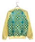 adidas (アディダス) 古着パターンチェック柄ジャケット イエロー サイズ:M：1500円
