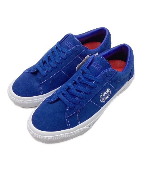VANS（ヴァンズ）VANS (バンズ) Supreme (シュプリーム) Skate Sid S Supreme Fuck Em スケート  シド スエード ローカット ブルー サイズ:26.5 未使用品の古着・服飾アイテム