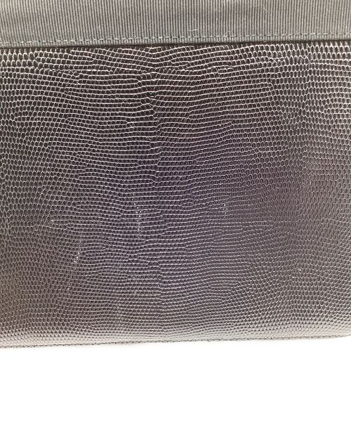 Salvatore Ferragamo（サルヴァトーレ フェラガモ）Salvatore Ferragamo (サルヴァトーレ フェラガモ) ヴァラリボンバッグ　ハンドバッグ　スクエア ブラックの古着・服飾アイテム