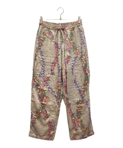 45R（フォーティファイブ・アール）45R (フォーティーファイブアール) テンセルのレイレイアロハイージーパンツ ベージュ サイズ:表記なし（実寸サイズをご参照ください）の古着・服飾アイテム