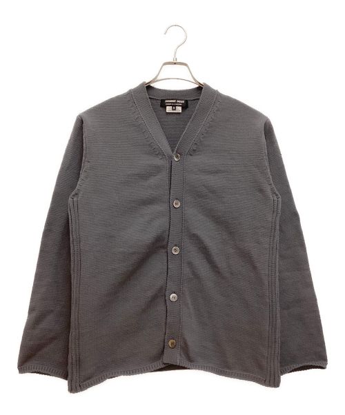 COMME des GARCONS HOMME DEUX（コムデギャルソン オム ドゥ）COMME des GARCONS HOMME DEUX (コムデギャルソン オム ドゥ) サイドジップカーディガン　Vネック　ニット　AD2023 グレー サイズ:Mの古着・服飾アイテム