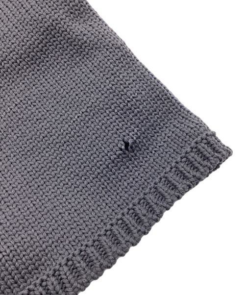 COMME des GARCONS HOMME DEUX（コムデギャルソン オム ドゥ）COMME des GARCONS HOMME DEUX (コムデギャルソン オム ドゥ) サイドジップカーディガン　Vネック　ニット　AD2023 グレー サイズ:Mの古着・服飾アイテム