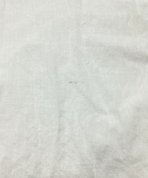 45R（フォーティファイブ・アール）45R (フォーティーファイブアール) ノーカラーシャツ　ブザム　コットン ホワイト サイズ:-の古着・服飾アイテム