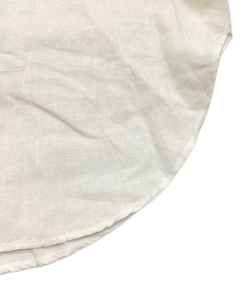 mizuiro-ind（ミズイロインド）mizuiro-ind (ミズイロインド) リネンシャツワンピース ホワイト サイズ:FREEの古着・服飾アイテム