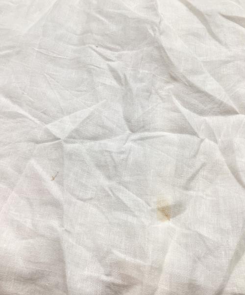 mizuiro-ind（ミズイロインド）mizuiro-ind (ミズイロインド) リネンシャツワンピース ホワイト サイズ:FREEの古着・服飾アイテム