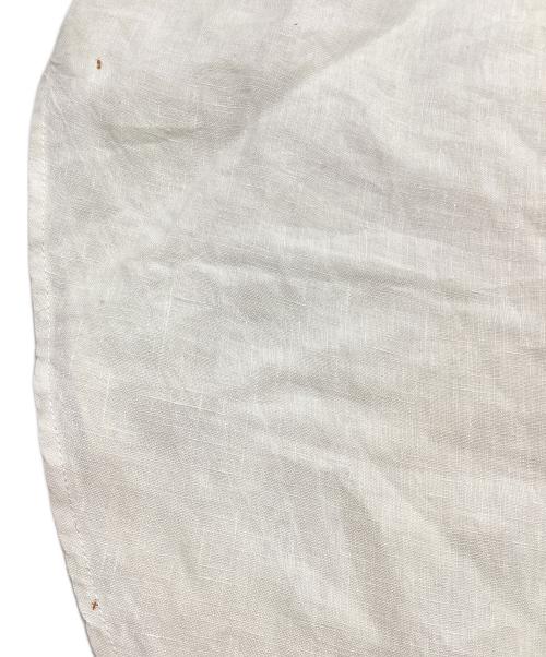 mizuiro-ind（ミズイロインド）mizuiro-ind (ミズイロインド) リネンシャツワンピース ホワイト サイズ:FREEの古着・服飾アイテム