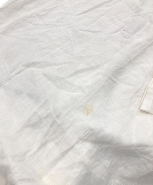 mizuiro-ind（ミズイロインド）mizuiro-ind (ミズイロインド) リネンシャツワンピース ホワイト サイズ:FREEの古着・服飾アイテム