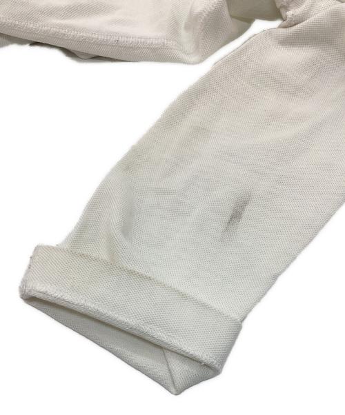 45R（フォーティファイブ・アール）45R (フォーティファイブ・アール) カノコ後染めチュニック ホワイトの古着・服飾アイテム