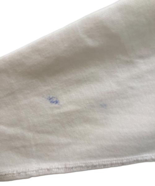 45R（フォーティファイブ・アール）45R (フォーティファイブ・アール) カノコ後染めチュニック ホワイトの古着・服飾アイテム