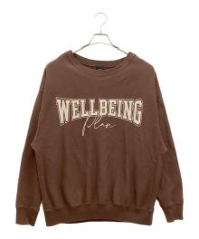 Spick and Span（スピック＆スパン）の古着「アカデミーロゴBIGスウェット」｜ブラウン