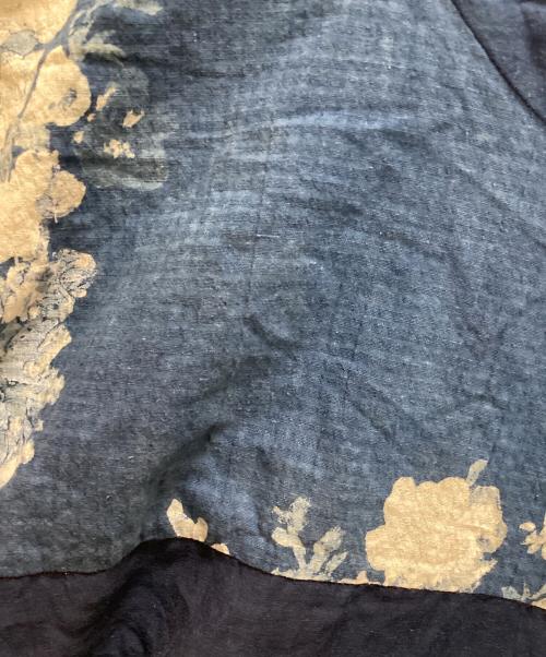 45R（フォーティファイブ・アール）45R (フォーティファイブ・アール) インドカディのpuapuaブラウス（藍） ネイビー サイズ:無しの古着・服飾アイテム