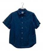 VISVIMビズビム）の古着「リネンブレンドS/Sシャツ」｜インディゴ