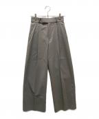 Nobleノーブル）の古着「エステルツイルストレッチスラックスパンツ 3」｜グレー