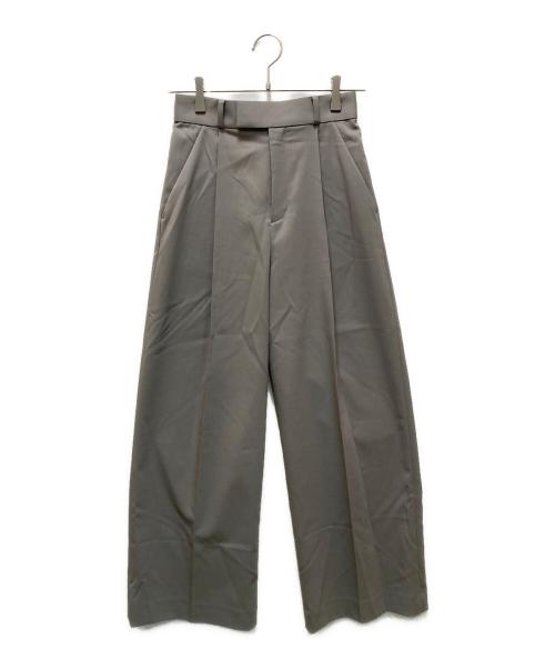 Noble（ノーブル）Noble (ノーブル) エステルツイルストレッチスラックスパンツ 3 グレー サイズ:34の古着・服飾アイテム