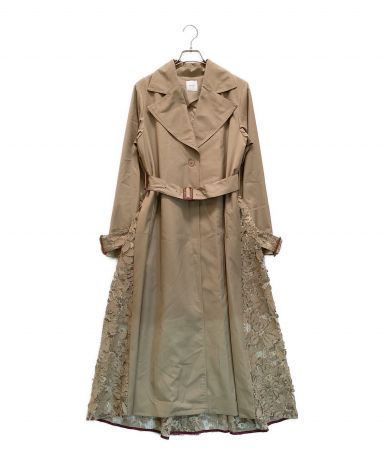 中古・古着通販】AMERI (アメリ) バックレーストレンチコート ベージュ