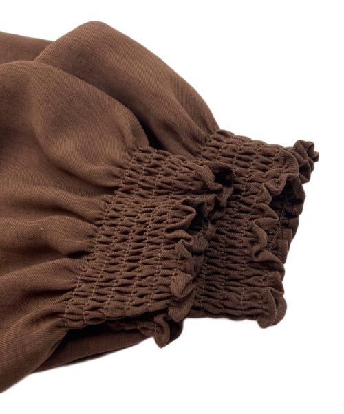 L'Or（ロル）L'Or (ロル) ブラウスワンピース ブラウン サイズ:Mの古着・服飾アイテム