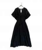 L'Orロル）の古着「ブラウスワンピース」｜ブラック