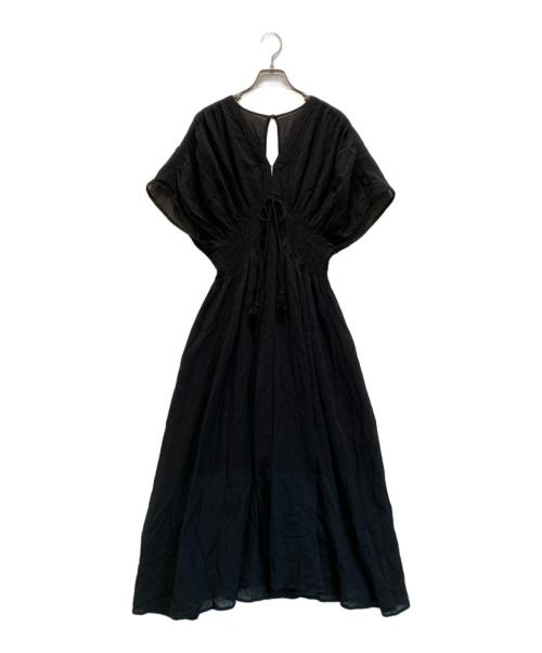 L'Or（ロル）L'Or (ロル) ブラウスワンピース ブラック サイズ:Freeの古着・服飾アイテム