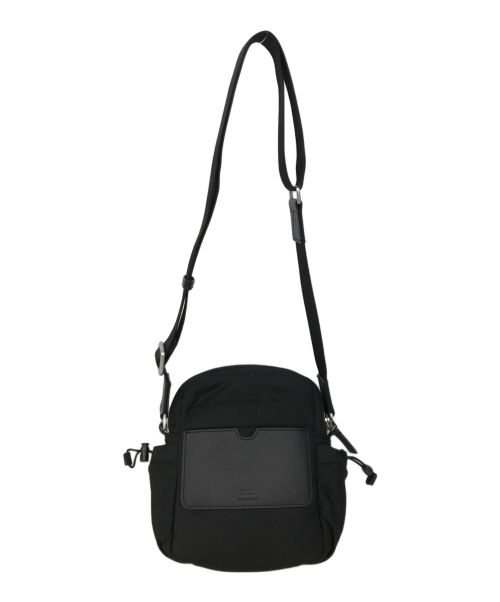 AMI Alexandre Mattiussi（アミアレクサンドルマテュッシ）AMI Alexandre Mattiussi (アミ アレクサンドル マテュッシ) Ami de Coeur クロスボディ ポケットバッグ ショルダーバッグ ブラックの古着・服飾アイテム