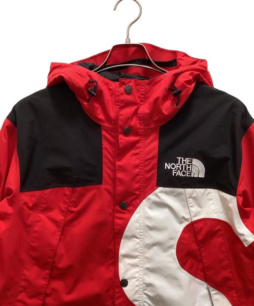 THE NORTH FACE（ザ ノース フェイス）THE NORTH FACE (ザ ノース フェイス) SUPREME (シュプリーム) S Logo Mountain Jacket レッド サイズ:Mの古着・服飾アイテム