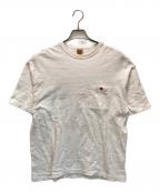 HUMAN MADEヒューマンメイド）の古着「人間製ポケットTシャツ」｜ホワイト