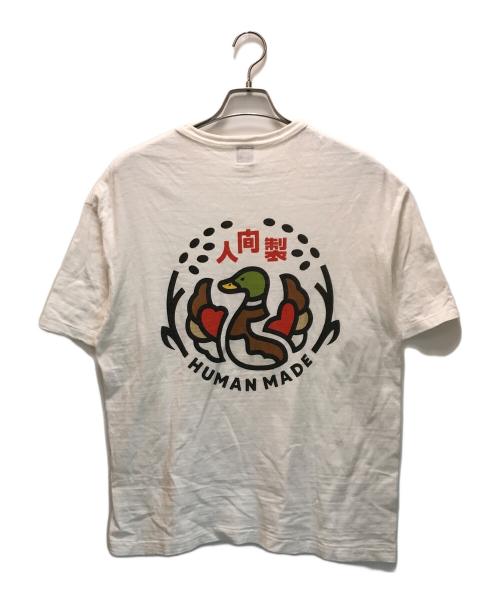 HUMAN MADE（ヒューマンメイド）HUMAN MADE (ヒューマンメイド) 人間製ポケットTシャツ ホワイト サイズ:XLの古着・服飾アイテム