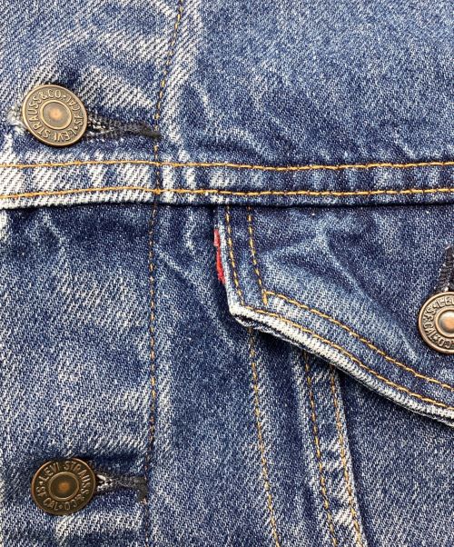 LEVI'S（リーバイス）LEVI'S (リーバイス) ネルライナーデニムジャケット　ボタン裏527　USA製 インディゴ サイズ:44の古着・服飾アイテム