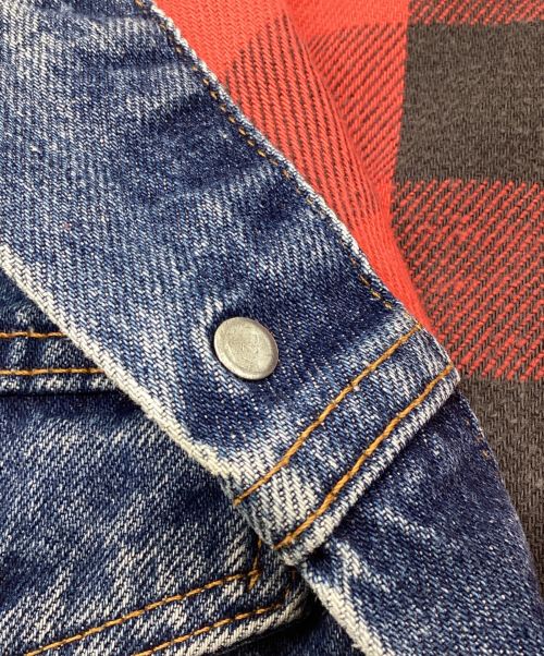 LEVI'S（リーバイス）LEVI'S (リーバイス) ネルライナーデニムジャケット　ボタン裏527　USA製 インディゴ サイズ:44の古着・服飾アイテム