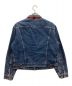 LEVI'S (リーバイス) ネルライナーデニムジャケット　ボタン裏527　USA製 インディゴ サイズ:44：6000円