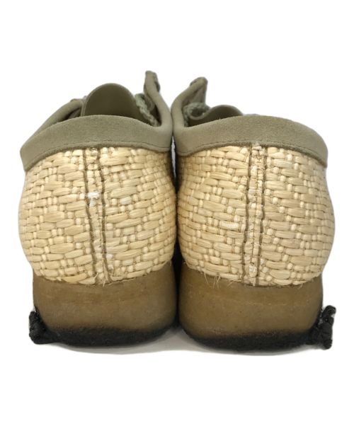 CLARKS（クラークス）CLARKS (クラークス) WALLABEE RAFFIA TAN / ワラビー ラフィア タン ベージュ サイズ:UK7 1/2の古着・服飾アイテム