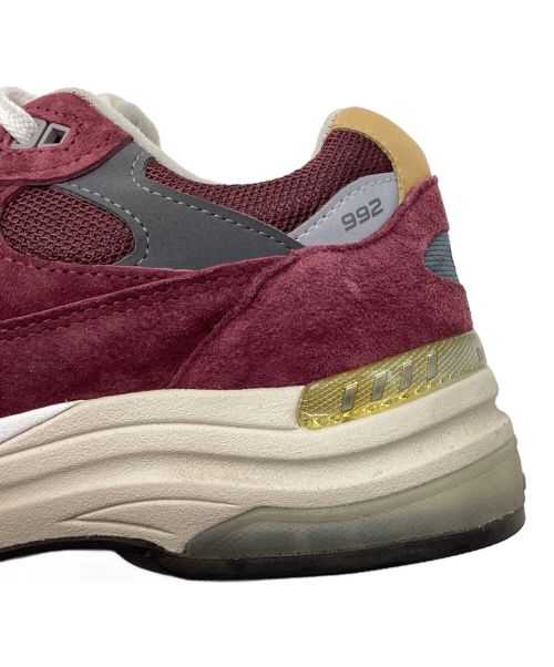 NEW BALANCE（ニューバランス）NEW BALANCE (ニューバランス) 992 Made in USA ワインレッド サイズ:27の古着・服飾アイテム