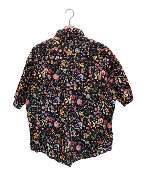 JOURNAL STANDARD TRISECT（ジャーナルスタンダード トライセクト）JOURNAL STANDARD TRISECT (ジャーナルスタンダード トライセクト) LIBERTY ファットシルエット ボタンダウン S/Sシャツ ブラック サイズ:Lの古着・服飾アイテム